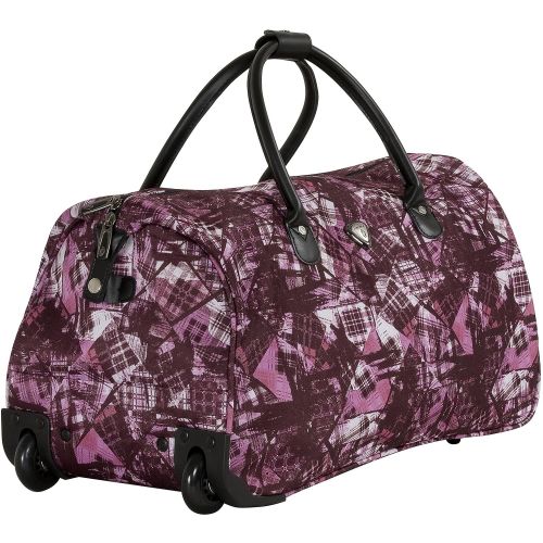  CalPak CALPAK Soho 21-inch Carry-On Rolling, Raspberry Grunge, One Size