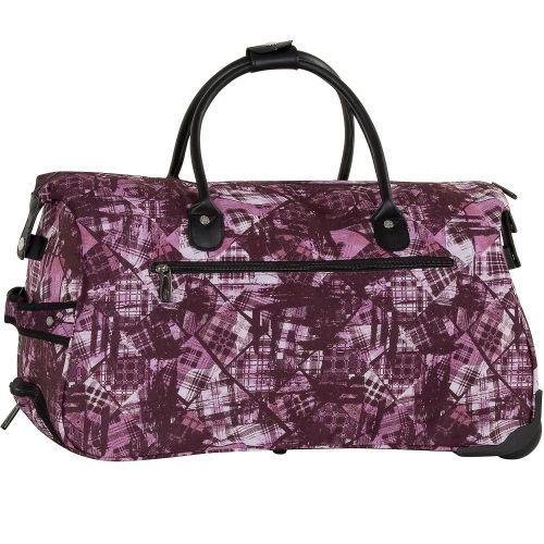  CalPak CALPAK Soho 21-inch Carry-On Rolling, Raspberry Grunge, One Size