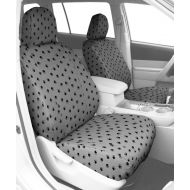 CalTrend Front Row Bucket Custom Fit Seat Cover for Select Kia Soul Models - Pet Print (Light Grey)