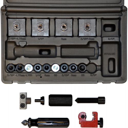 Cal-Van Tools 165 Master Inline Flaring Kit - Double and Single Flares, Brake Flaring Tools. Professional Tool Kit