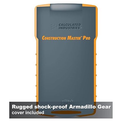  Calculated Industries 4065 Construction Master Pro Advanced Construction Math Feet-inch-Fraction Calculator for Contractors, Estimators, Builders, Framers, Remodelers, Renovators and Carpenters
