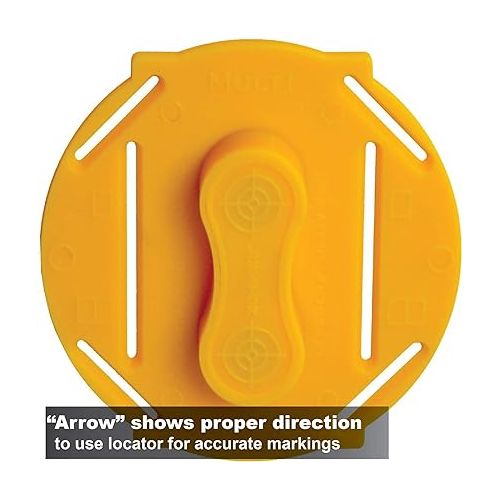  Calculated Industries 8115 Multi Mark Drywall Cutout Locator Tool - Powerful Rare-Earth Magnetic Targets (2) and Locator Kit