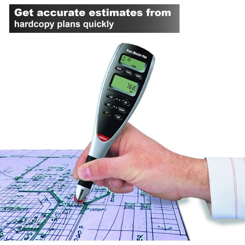  [아마존베스트]Calculated Industries 6025 Scale Master Pro Digital Plan Measure Take-off Tool | 72 Built-in US Imperial, Metric Scales | 6 Custom Scales for Out-of-Scale Plans | Dedicated Keys fo