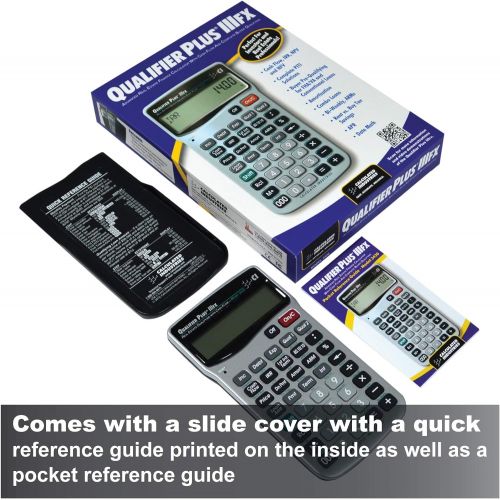  Calculated Industries 3430 Qualifier Plus IIIfx Advanced Real Estate Mortgage Finance Calculator Clearly-Labeled Keys Buyer Pre-Qualifying Payments, Amortizations, ARMs, Combos, FH