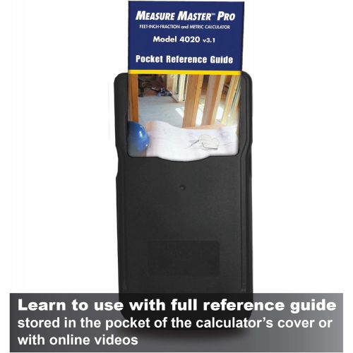  Calculated Industries 4020 Measure Master Pro Feet-Inch-Fraction and Metric Construction Math Calculator