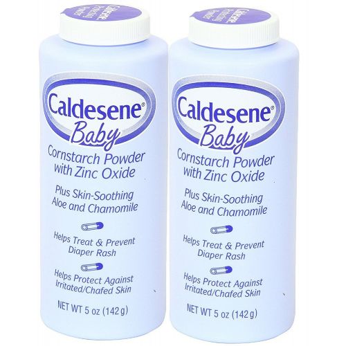  [아마존베스트]Caldesene Baby Cornstarch Powder With Zinc Oxide 5 oz (Pack of 2)