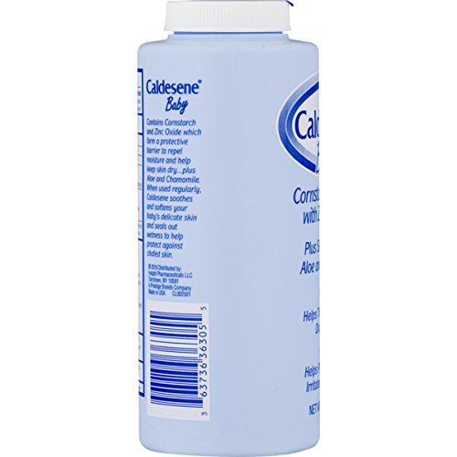  [아마존베스트]Caldesene Baby Powder with Corn Starch & Zinc Oxide | 5 oz. | Helps Treat & Prevent Diaper Rash