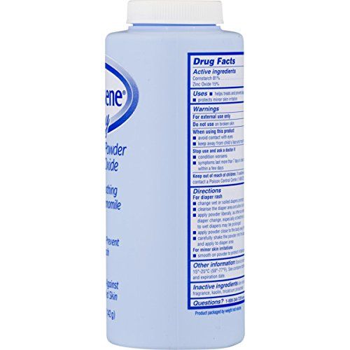  [아마존베스트]Caldesene Baby Powder with Corn Starch & Zinc Oxide | 5 oz. | Helps Treat & Prevent Diaper Rash