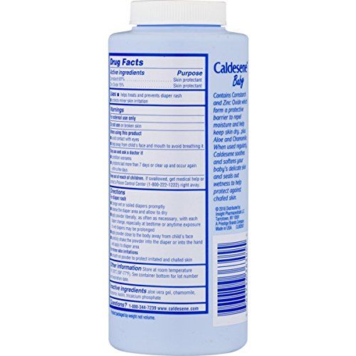  [아마존베스트]Caldesene Baby Powder with Corn Starch & Zinc Oxide | 5 oz. | Helps Treat & Prevent Diaper Rash