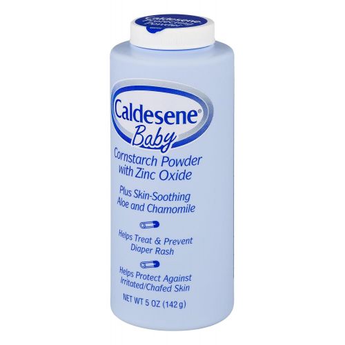  [아마존베스트]Caldesene Baby Powder with Corn Starch & Zinc Oxide | 5 oz. | Helps Treat & Prevent Diaper Rash