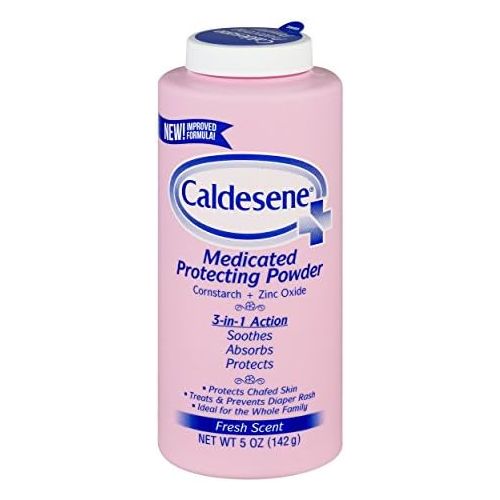  Caldesene Medicated Protecting Powder with Zinc Oxide & Cornstarch-Talc Free, 5 Ounce