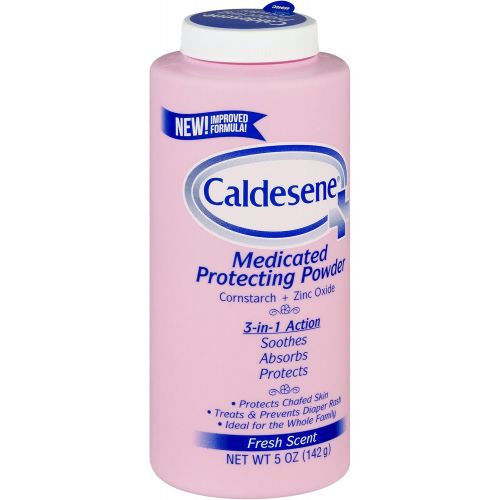  Caldesene Medicated Protecting Powder with Zinc Oxide & Cornstarch-Talc Free, 5 Ounce