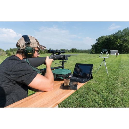  Caldwell G2 Ballistic Precision Chronograph with Tripod and Rechargeable Battery for Shooting Indoor and Outdoor MPS/FPS Readings