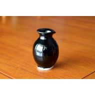 /CaldwellPottery Black Ceramic Sake Carafe, Hand Thrown Porcelain Pottery, Carafe, Tea, Japanese, Pitcher, Gift for Mom, Girlfriend | Caldwell Pottery