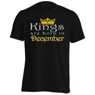 /Caledonianwave Kings are born in December Mens T-Shirt z98m