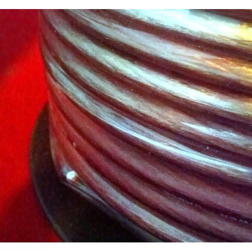  Caliber 8 ga 200 ft Grey quality flexible power cable for 12V 8ga req audio system and accessories installation