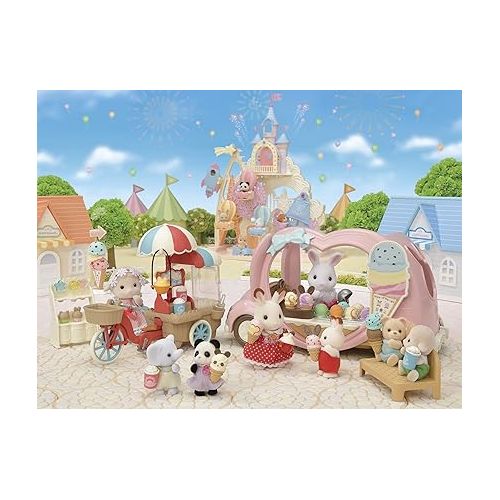  Calico Critters Ice Cream Van, Toy Vehicle for Dolls