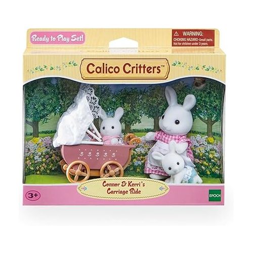  Calico Critters Connor & Kerri’s Carriage Ride - Enchanting Adventures Await with This Adorable Doll Playset