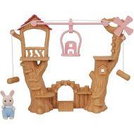 Calico Critters Baby Ropeway Park, Collectible Dollhouse Toy with Sweetpea Rabbit Figure Included, Includes park with slide, windmill and gondola