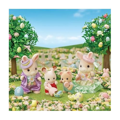  Calico Critters Easter Celebration Set, Limited Edition Doll Playset with 2 Figures and Accessories