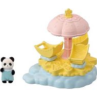 Calico Critters Baby Star Carousel, Dollhouse Playset with Collectible Doll Figure