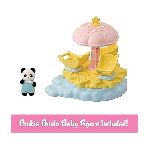  Calico Critters Baby Star Carousel, Dollhouse Playset with Collectible Doll Figure