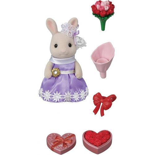  Calico Critters Town Series Flower Gifts Playset, Dollhouse Playset with Figure and Accessories