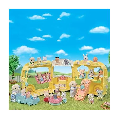  Calico Critters Rainbow Fun Nursery Bus