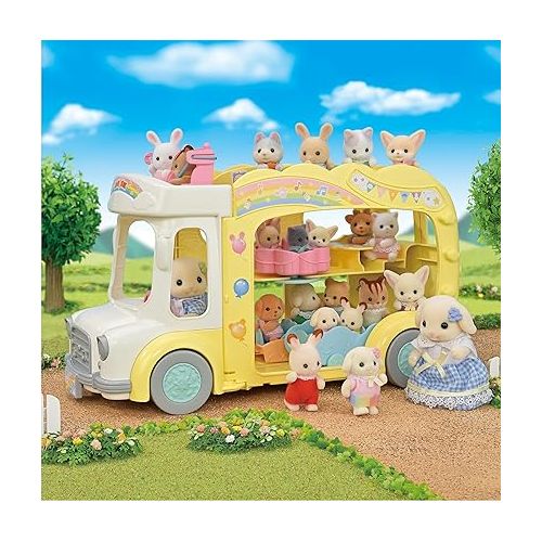  Calico Critters Rainbow Fun Nursery Bus