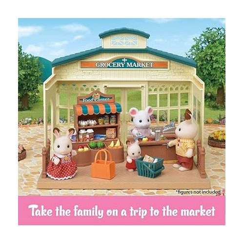  Calico Critters Grocery Market - Shop, Play, and Let Creativity Bloom!, Cream & Brown