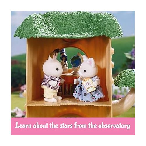 Calico Critters Country Tree School Playset - Collectible Dollhouse Toy - Cultivate Curiosity & Playful Learning, Multi