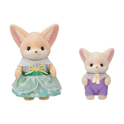  Calico Critters Sunny Picnic Set - Fennec Fox Sister & Baby, Doll Playset with Figures and Accessories