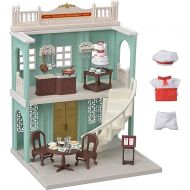 Calico Critters Town Series Delicious Restaurant, Fashion Dollhouse Playset, 36 months to 96 months, Furniture and Accessories Included (CC3012)