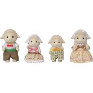 Calico Critters Sheep Family, Set of 4 Collectible Doll Figures