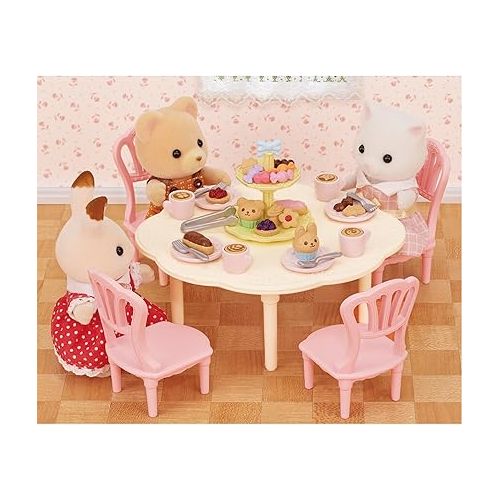  Calico Critters Sweets Party Set - The Perfect Dollhouse Accessories to Host a Tea Party for Your Critters!