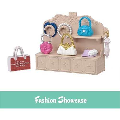  Calico Critters Town Series Grand Department Store Gift Set, 3 - 8 years, Fashion Dollhouse Playset, Figure, Furniture and Accessories Included