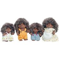 Calico Critters Pickleweeds Hedgehog Family - Set of 4 Collectible Doll Figures for Children Ages 3+