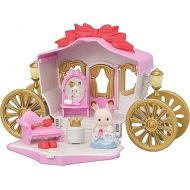 Calico Critters Royal Carriage Set - Dollhouse Playset & Vehicle with Doll and Accessories Included. Your Fairytale Adventure Awaits!