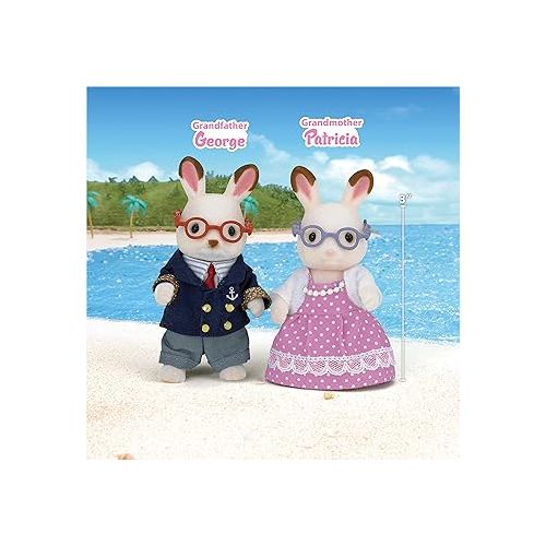  Calico Critters Hopscotch Rabbit Grandparents - Adorable Figurines to Expand Your Calico Critters Family