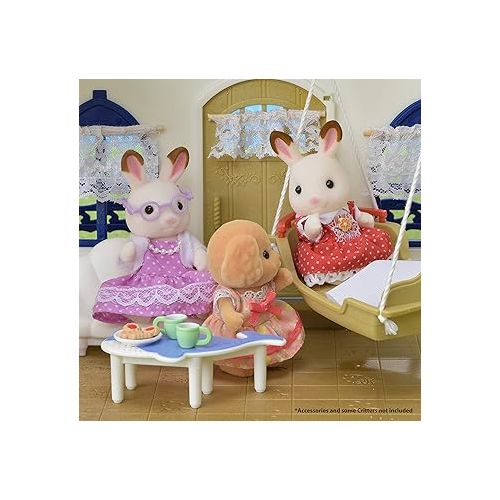  Calico Critters Hopscotch Rabbit Grandparents - Adorable Figurines to Expand Your Calico Critters Family