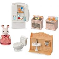 Calico Critters Playful Starter Furniture Set - Toy Dollhouse Furniture and Accessories Set with Collectible Figure Included