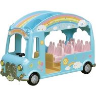 Calico Critters Sunshine Nursery Bus for Dolls, Toy Vehicle seats up to 12 collectible figures , Blue