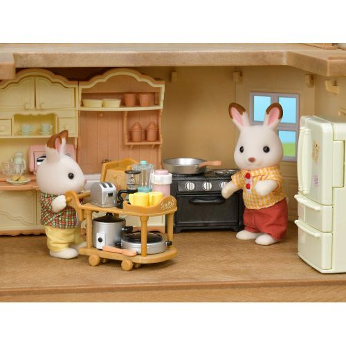  [무료배송]실바니안 칼리코 크리터 거실세트 Calico Critters Red Roof Country Home Gift set