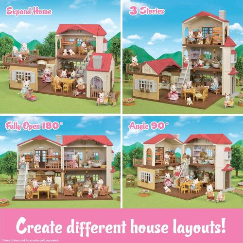  [무료배송]실바니안 칼리코 크리터 거실세트 Calico Critters Red Roof Country Home Gift set