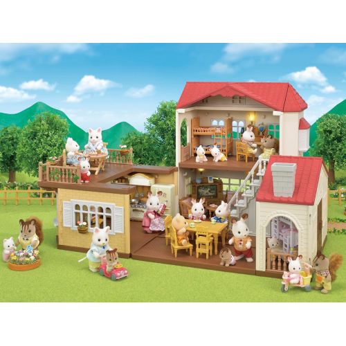  [무료배송]실바니안 칼리코 크리터 거실세트 Calico Critters Red Roof Country Home Gift set