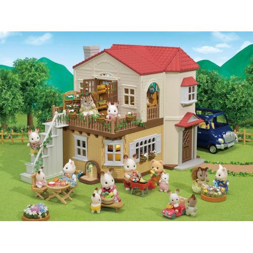  [무료배송]실바니안 칼리코 크리터 거실세트 Calico Critters Red Roof Country Home Gift set