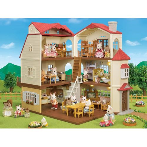  [무료배송]실바니안 칼리코 크리터 거실세트 Calico Critters Red Roof Country Home Gift set