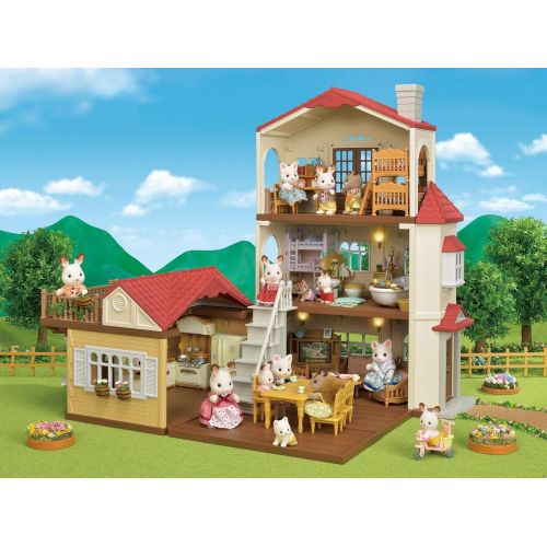  [무료배송]실바니안 칼리코 크리터 거실세트 Calico Critters Red Roof Country Home Gift set