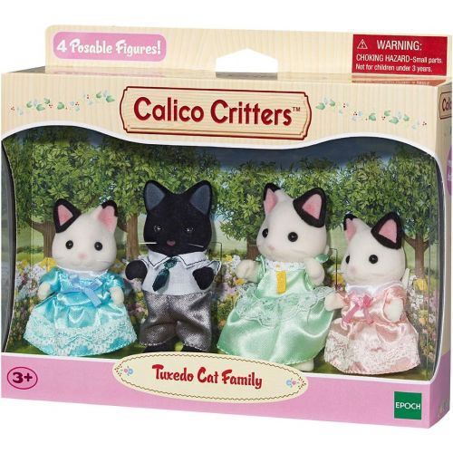  Visit the Calico Critters Store Calico Critters, Tuxedo Cat Family, Dolls, Dollhouse Figures, Collectible Toys, Multi