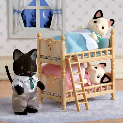  Visit the Calico Critters Store Calico Critters, Tuxedo Cat Family, Dolls, Dollhouse Figures, Collectible Toys, Multi
